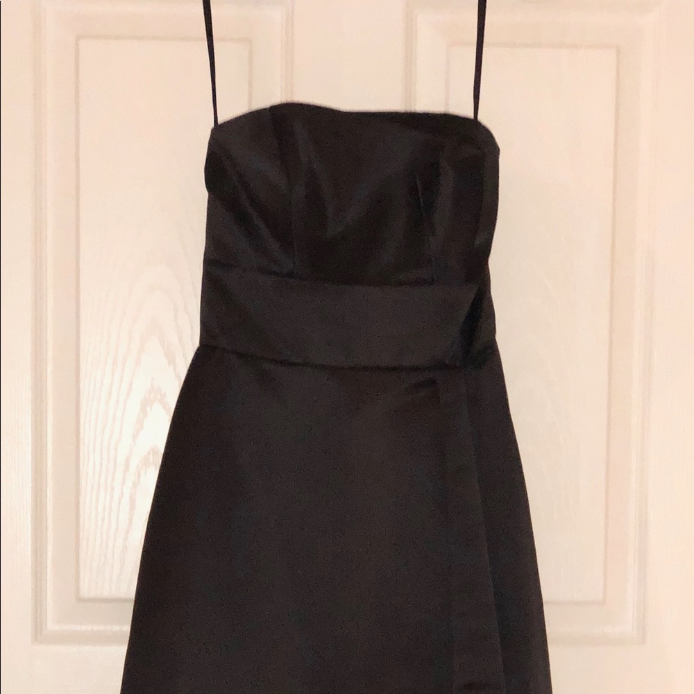Black spaghetti strap formal dress (long)